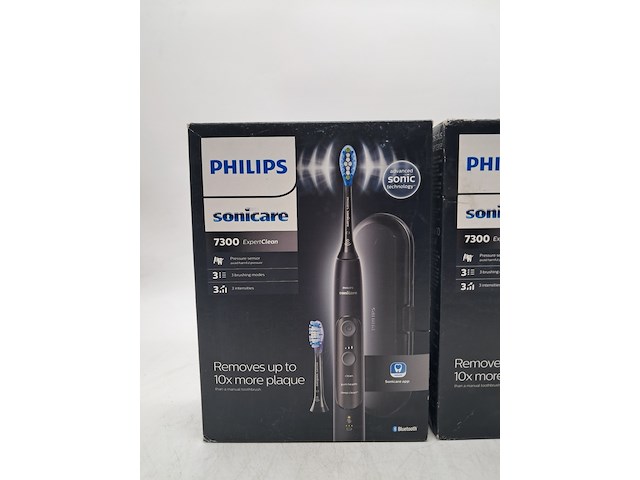 2x elektrische tandenborstel, philips, sonicare 7300 expertclean - afbeelding 2 van  3