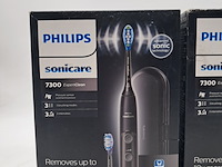 2x elektrische tandenborstel, philips, sonicare 7300 expertclean - afbeelding 2 van  3