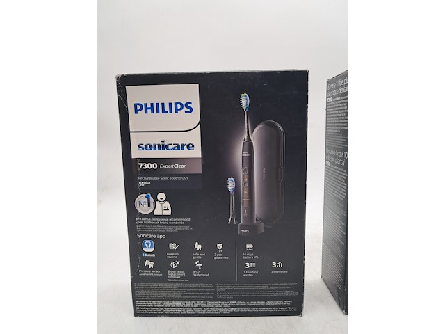 2x elektrische tandenborstel, philips, sonicare 7300 expertclean - afbeelding 3 van  3