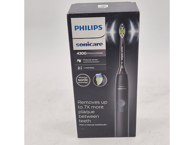 2x elektrische tandenborstel, phillips, sonicare 4300 protectiveclean - afbeelding 2 van  4