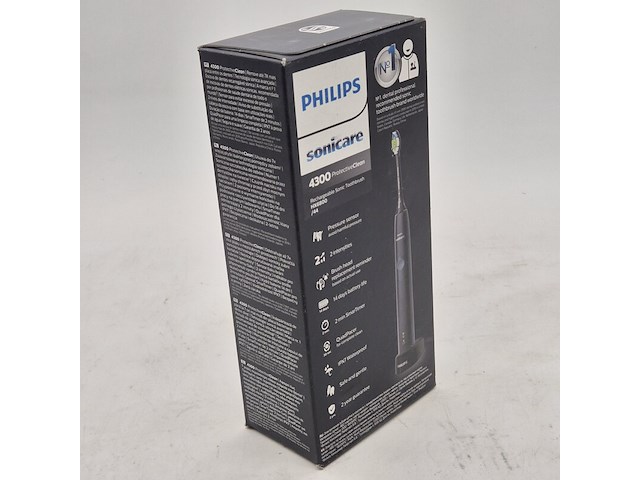 2x elektrische tandenborstel, phillips, sonicare 4300 protectiveclean - afbeelding 3 van  4