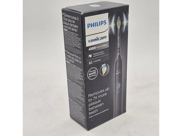 2x elektrische tandenborstel, phillips, sonicare 4300 protectiveclean - afbeelding 1 van  4
