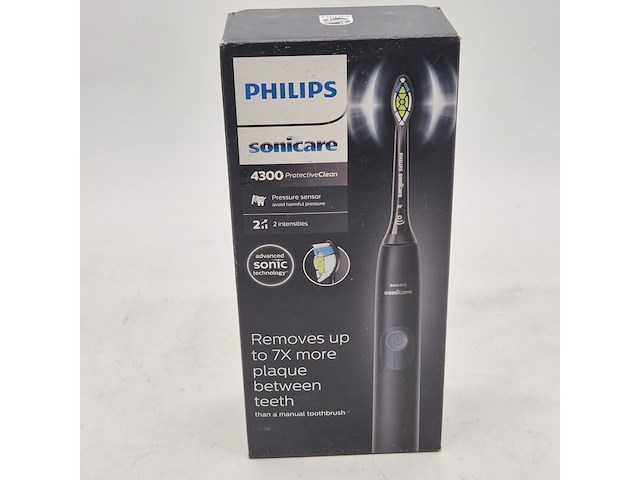 2x elektrische tandenborstel, phillips, sonicare 4300 protectiveclean - afbeelding 2 van  4