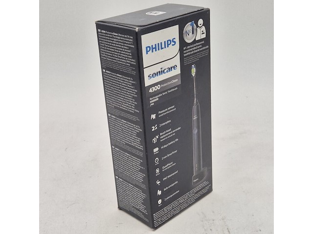 2x elektrische tandenborstel, phillips, sonicare 4300 protectiveclean - afbeelding 3 van  4