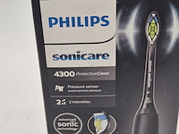 2x elektrische tandenborstel, phillips, sonicare 4300 protectiveclean - afbeelding 4 van  4