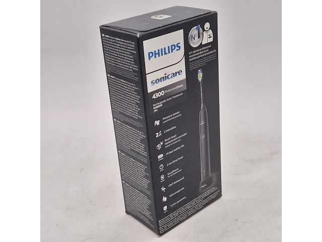 2x elektrische tandenborstel, phillips, sonicare 4300 protectiveclean - afbeelding 3 van  4