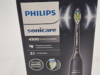 2x elektrische tandenborstel, phillips, sonicare 4300 protectiveclean - afbeelding 4 van  4