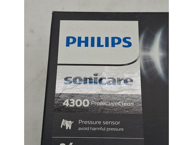 2x elektrische tandenborstel, phillips, sonicare 4300 protectiveclean - afbeelding 2 van  4