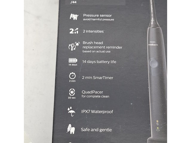 2x elektrische tandenborstel, phillips, sonicare 4300 protectiveclean - afbeelding 3 van  4