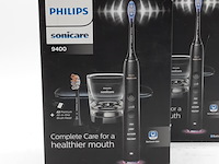 2x elektrische tandenborstel, phillips, sonicare 9400 - afbeelding 2 van  6