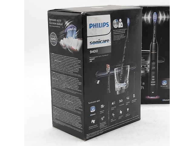 2x elektrische tandenborstel, phillips, sonicare 9400 - afbeelding 4 van  6