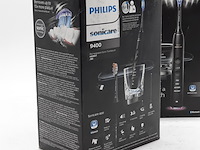 2x elektrische tandenborstel, phillips, sonicare 9400 - afbeelding 4 van  6