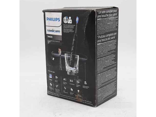 2x elektrische tandenborstel, phillips, sonicare 9400 - afbeelding 6 van  6