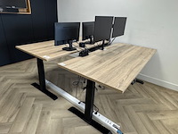 2x elektrische zit-sta bureau - afbeelding 1 van  8