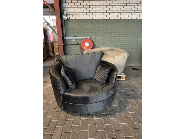 2x fauteuil | draaibaar, naduvi collection, vendôme, antraciet - afbeelding 3 van  5