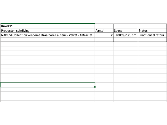 2x fauteuil | draaibaar, naduvi collection, vendôme, antraciet - afbeelding 5 van  5