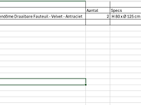 2x fauteuil | draaibaar, naduvi collection, vendôme, antraciet - afbeelding 5 van  5