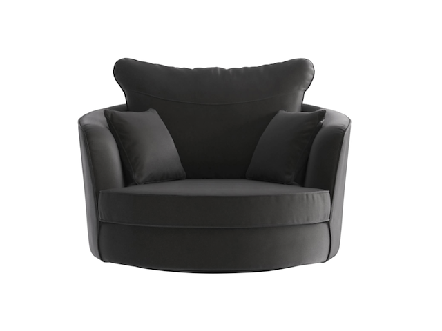 2x fauteuil | draaibaar, naduvi , vendôme, antraciet - afbeelding 1 van  4