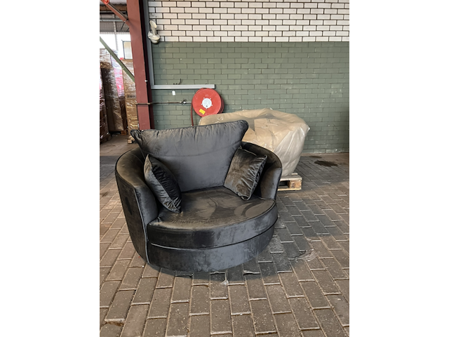 2x fauteuil | draaibaar, naduvi , vendôme, antraciet - afbeelding 3 van  4