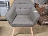 2x fauteuil grijs - afbeelding 2 van  3