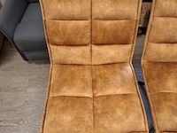 2x fauteuil okergeel - afbeelding 4 van  5