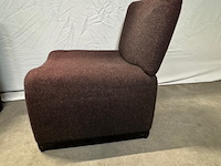 2x fauteuil piretti, bruin, design - afbeelding 7 van  9