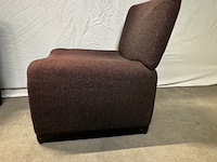 2x fauteuil piretti, bruin, design - afbeelding 8 van  9