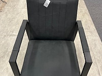 2x fauteuil silvano, microvezel, antraciet - afbeelding 1 van  5