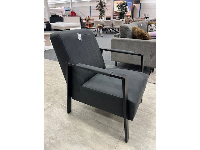 2x fauteuil silvano, microvezel, antraciet - afbeelding 2 van  5