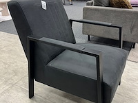 2x fauteuil silvano, microvezel, antraciet - afbeelding 2 van  5