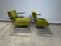2x fauteuil zuiver, ridge rib, groen - afbeelding 5 van  13