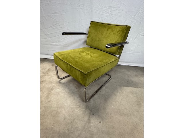 2x fauteuil zuiver, ridge rib, groen - afbeelding 7 van  13