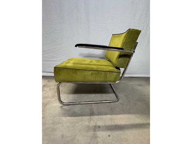 2x fauteuil zuiver, ridge rib, groen - afbeelding 8 van  13
