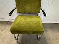 2x fauteuil zuiver, ridge rib, groen - afbeelding 13 van  13