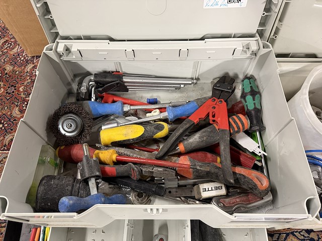 2x festool systainer met divers handgereedschap - afbeelding 7 van  12