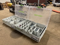 2x festool systainer organizer met inhoud - afbeelding 2 van  7