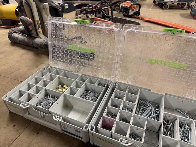 2x festool systainer organizer met inhoud - afbeelding 5 van  7