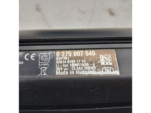2x fietsaccu, bosch, powertube 500 0275007540 - afbeelding 4 van  9