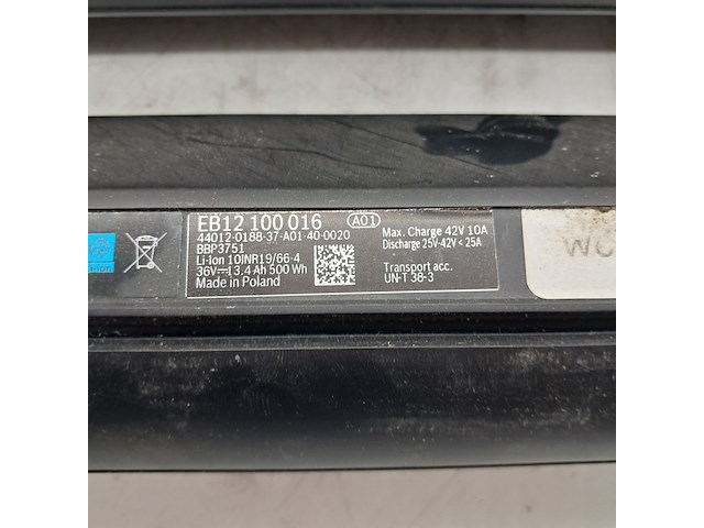 2x fietsaccu, bosch, powertube 500 eb12100016 - afbeelding 5 van  6
