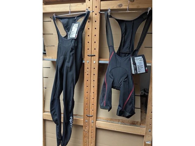 2x fietsbroek met zeem rh+, zwart, mt s - afbeelding 1 van  1