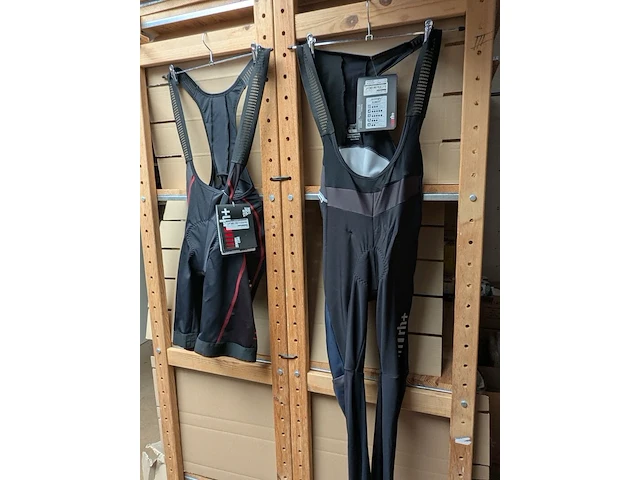 2x fietsbroek met zeem rh+, zwart, mt xl - afbeelding 1 van  1