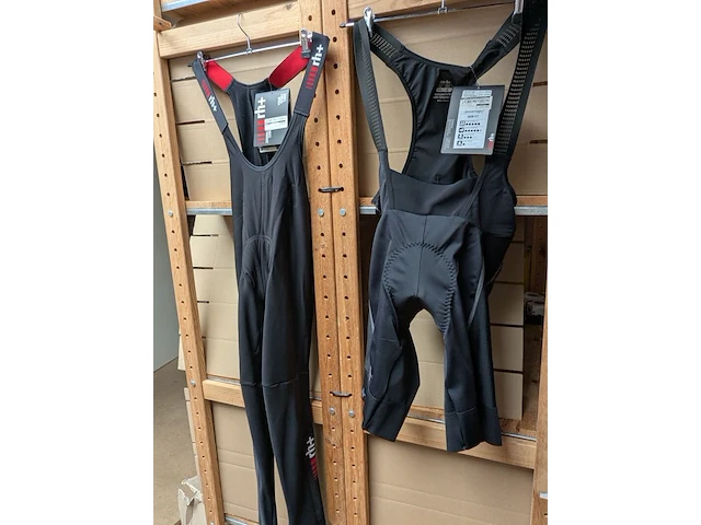 2x fietsbroek met zeem rh+, zwart, mt xl - afbeelding 1 van  1