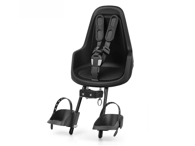 2x fietsstoel voorstoel bobike, mini one urban black - afbeelding 1 van  7