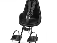 2x fietsstoel voorstoel bobike, mini one urban black - afbeelding 1 van  7