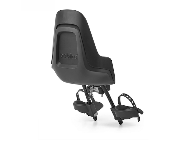 2x fietsstoel voorstoel bobike, mini one urban black - afbeelding 2 van  7