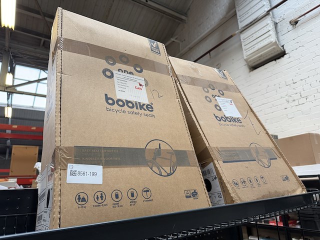 2x fietsstoel voorstoel bobike, mini one urban black - afbeelding 3 van  7