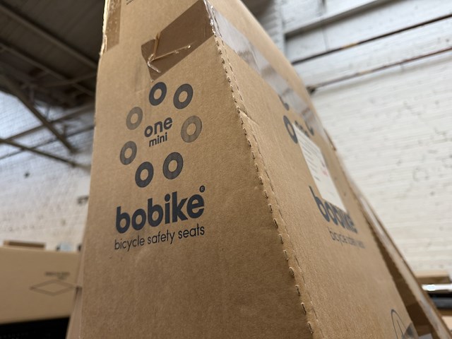 2x fietsstoel voorstoel bobike, mini one urban black - afbeelding 6 van  7