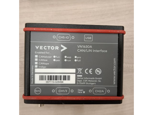 2x flexible 2-channel bus interface, vector, vn1630 en vn1630a - afbeelding 9 van  14
