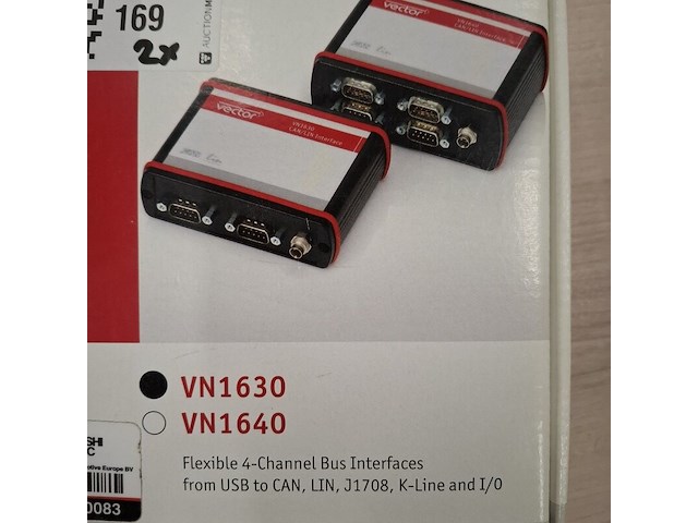 2x flexible 2-channel bus interface, vector, vn1630 en vn1630a - afbeelding 13 van  14