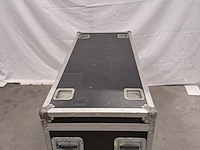 2x flightcase, zwart - afbeelding 3 van  7